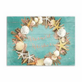 Seaside Greeting Holiday Card - White Unlined Fastick  Envelope
